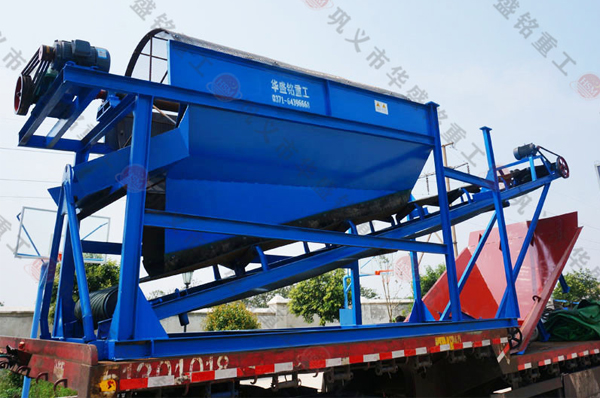 新疆克拉瑪依訂購的滾筒篩砂機成功發貨